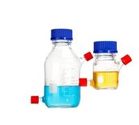 Botella de reposición de células de electrólisis de combustible microbiano del Reactor, botella de alimentación de fermentación de muestreo de 100/250/500/1000/2000ml(500ml four ways)