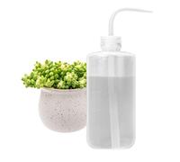 Botella de riego de 500 ml con Junta tórica a Prueba de Fugas para Plantas de Interior suculentas Cactus plástico apriete Agua Boquilla Larga Curvada Boca regadera Bonsai Terrarium Orchids Seedling