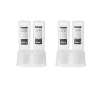 Botella de salsa 340ml, botellas exprimibles for condimentos, salsas picantes mostaza, dispensador miel, vinagrera, utensilio cocina(4pcs and 2pcs Base)