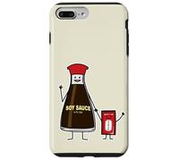 Botella de Salsa de Soja Paquete niño condimento asiático Carcasa para iPhone 7 Plus/8 Plus