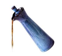 Botella de salsa de soja | Tarro de cerámica japonesa de salsa de soja de 120 ml, botella de, para cocina, cocina, condimentos, condimento, miel, despensa, encimera, restaurante del