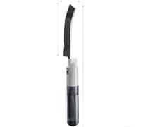 Botella de spray con cepillo reemplazable, limpiador de doble acción para aire acondicionado, rejillas de ventilación, bobinas de refrigerador, secadora, trampas de pelusa, mango ergonómico en ángulo