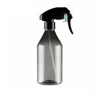 Botella de spray de plástico de 300 ml para plantas, flores, riego, limpieza, ambientador, con hebilla a prueba de fugas y cuerpo de PET (gris)