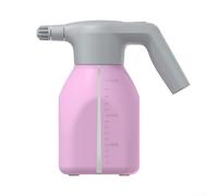 Botella de spray eléctrica de jardín de 1 5 L con boquilla de modo dual y salida de 300 ml por minuto para un riego cómodo y eficiente de plantas (1,5 L rojo claro)