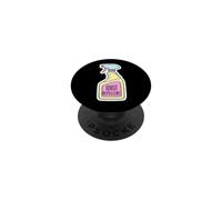 Botella de Spray Repelente de Idiotas, Divertido Regalo de Humor sarcástico PopSockets PopGrip Adhesivo