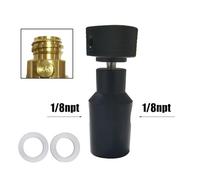 Botella de tanque cilíndrica de CO2 y agua de Soda, adaptador de llenado Universal UFA, adaptador de carga rápida, encendido/apagado con válvula de purga de ventilación(2 holes)