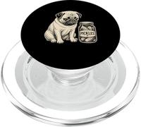 Botella de Tarro de pepinillo Divertido Triste para Amantes de los Perros, Comida en escabeche Humor PopSockets PopGrip para MagSafe