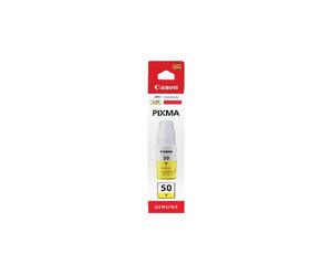 Botella de tinta - CANON - GI-50Y - Amarillo - Compatibilidad PIXMA MegaTank - (3405C001)