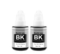 Botella de Tinta de Recarga a Base de Agua Compatible para impresoras GI490 G3411 G2410 G2411(2Bottle BK)