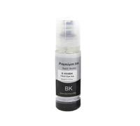 Botella de Tinta de Recarga a Base de Agua Compatible T544 para L3210 L3110 L3150 L3250 Impresoras(1Bottle Black)