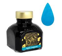 Botella de tinta para pluma estilogr fica Diamine Aqua Lagoon de 80 ml