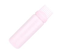 Botella de tinte para el cabello con peine, botella vacía portátil para el cuero cabelludo, herramienta de belleza de control preciso para champú seco, acondicionador y hidratante