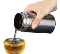 Botella de titanio de 200 ml, sin olor a metal, botella de agua aislada de titanio, para picnic, gimnasio, camping, senderismo, ciclismo, niñas, adolescentes, niños, adultos y estudiantes