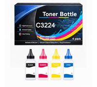 Botella de tóner C3224 Compatible con Lexmark MC3224 C3220K0 C3220C0 C3220M0 C3220Y0 2500 páginas para impresoras C3224 C3326 C3426 MC3224 MC3326 MC3426