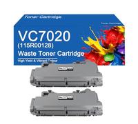 Botella de tóner Residual de Repuesto 115R00128 para impresoras Xerox Versalink C7020, C7025, C7030, C7120 y C7125 de Alta definición.,115R00128-2Set
