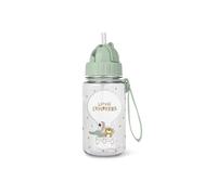 Botella de tritán con pajita y colgador 400 ml Little Explorers - Botella infantil - Saro - Antiderrames