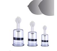 Botella de vacío portátil ṇịpplẹ Herramienta de masaje corporal para mujeres(S+M+L)