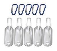 Botella de viaje de 50 ml, llavero para acondicionador de manos, botella de spray vacía recargable para aceite capilar
