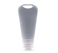 Botella de viaje de silicona a prueba de fugas, rellenable, tamaño pequeño, vacío, para champú, 90 ml, soporte de silicona