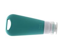 Botella de viaje de silicona de 90 ml para almacenamiento cónico de cosméticos, botella de loción recargable, gel de ducha, champú, contenedor vacío de silicona para almacenamiento de botellas de