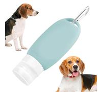 Botella De Viaje De Silicona - Tubo De Fuga De 90 Ml, Contenedor Portátil Portátil, Soporte De Líquido Recargable Versátil | Cambios De Llenado Fácil De Llevar Con Un Carabiner Para