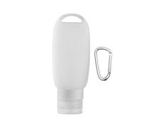 Botella de viaje de silicona - Tubo recargable a prueba de fugas de 90 ml, contenedor de viaje comprimible | Tubo líquido compacto para alimentos para perros para artículos de tocador, acondicionador