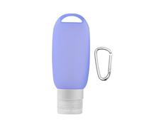 Botella de viaje de silicona, tubo recargable antifugas de 90 ml, recipiente líquido recargable con botella de viaje portátil para alimentos y líquidos para perros, tubo de Re