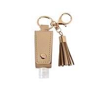 Botella de viaje vacía, llavero, desinfectante de manos, 30 ml, recipiente recargable para artículos de tocador, champú, botellas desinfectantes de manos