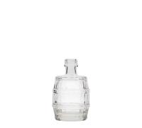 Botella de vidrio 'Barril' de 50 ml, boca: PP 18