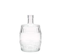 Botella de vidrio 'Barril' de 500 ml, boca: corcho
