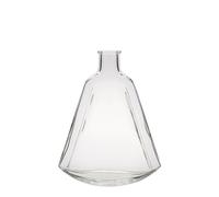 Botella de vidrio de 200 ml 'Maurizio', ovalada, boca: corcho