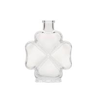 Botella de vidrio de 200 ml 'Trébol', boca: corcho