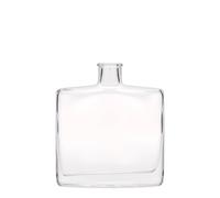 Botella de vidrio de 200 ml 'Zorbas', ovalada, boca: corcho