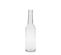 Botella de vidrio de 350 ml con cuello recto, boca: PP 28