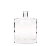 Botella de vidrio de 350 ml 'Zorbas', ovalada, boca: corcho