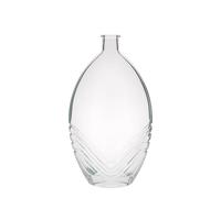 Botella de vidrio de 500 ml 'Florence', ovalada, boca: corcho