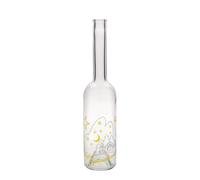 Botella de vidrio de 500 ml 'Opera', motivo: idilio navideño, boca: corcho