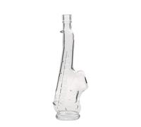 Botella de vidrio de 500 ml 'Saxofón', boca: corcho