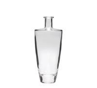 Botella de vidrio de 500 ml 'Vanessa', ovalada, boca: corcho