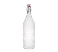 Botella de vidrio Moresca de 1.000 ml, boca: cierre de palanca