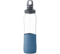 Botella de vidrio para bebidas Drink2Go de 700 ml (azul/transparente) - EMSA