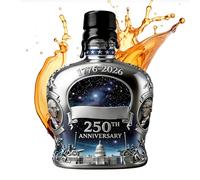 Botella de Vidrio para Whisky Recipiente para Bourbon de 350 ml del 250