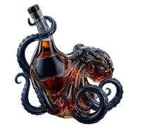 Botella De Vino De Pulpo, Que Adopta Técnicas Precisas De Tallado En 3D, Capacidad De 350 Mililitros, Exquisita Y Práctica For Whisky Ron Y Vino