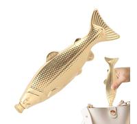 Botella de vino genérica - 5 oz Fish Shape Whiskey Drinkware, Stainless Steel Flask with Lid, Top Portable Bottle, Pocket-Sized Drink Accessory for Men, Women, Camping, Travel, Picnic, Fishing, Hiking