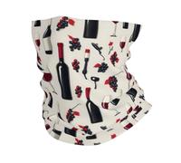 Botella De Vino Moderna Hombre Mujer Bandana Elástica Tubular Pañuelo Suave Bufanda Tubular para Yoga Moto Aire Libre Ciclismo