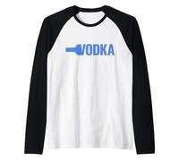 Botella de Vodka Good Times Cool Happy Hour Drink Camiseta Manga Raglan