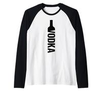 Botella de Vodka Good Times Cool Happy Hour Drink Camiseta Manga Raglan