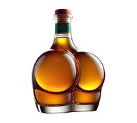 Botella de whisky - Botella de alcohol de forma realista y divertida | Decantador de vino de diseño novedoso | Contenedor de bebida de amplia aplicación para sake, té helado, tequila, vodka, vino