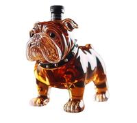 Botella de whisky Bulldog - Jarra colectora | Gran Capacidad Splitter Contenedor Bar Decoración | Dispensador de Vino Para Regalos de Restaurante Elegante Botella De Licor Para Decoración
