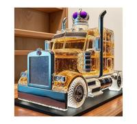Botella de whisky con forma de camión, botellas de licor de vidrio con tapa, decantador de whisky con forma de coche, petaca decorativa, regalos para Navidad, San Valentín y Halloween.(Product 4)